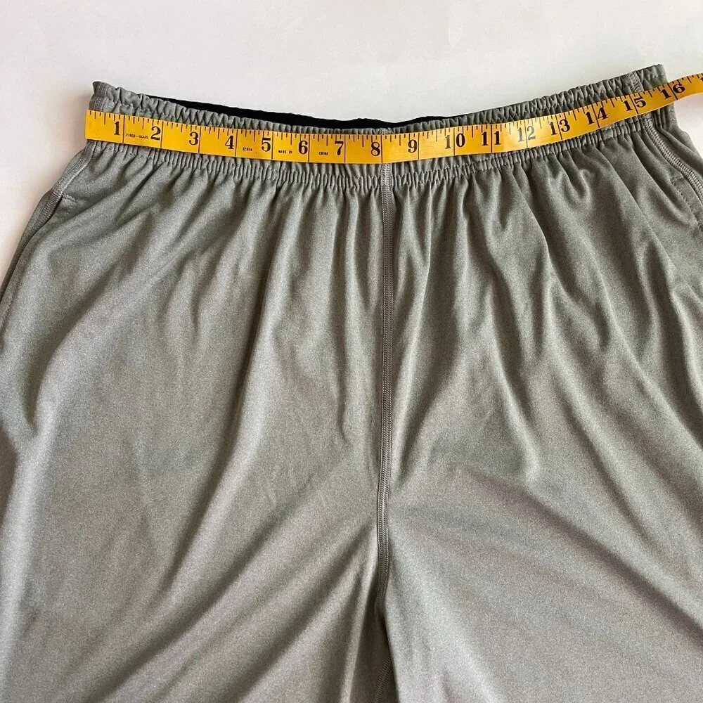 Nike Dri-fit Olive-Grey Basketball Shorts Size XL - Picture 5 of 5